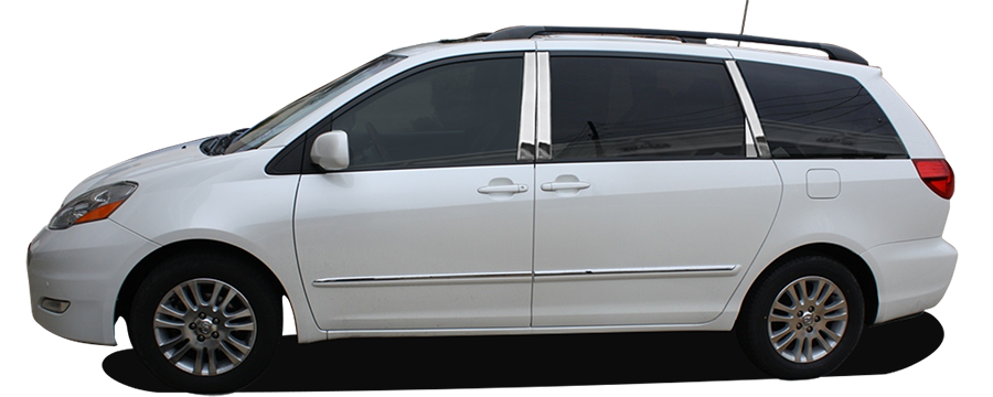 Toyota Sienna Chrome Pillar Post Trim