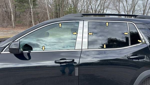 Chevrolet Equinox Chrome Window Trim Package