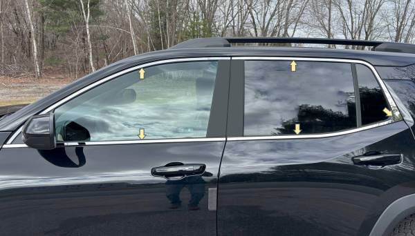 Chevrolet Equinox Chrome Window Trim Package