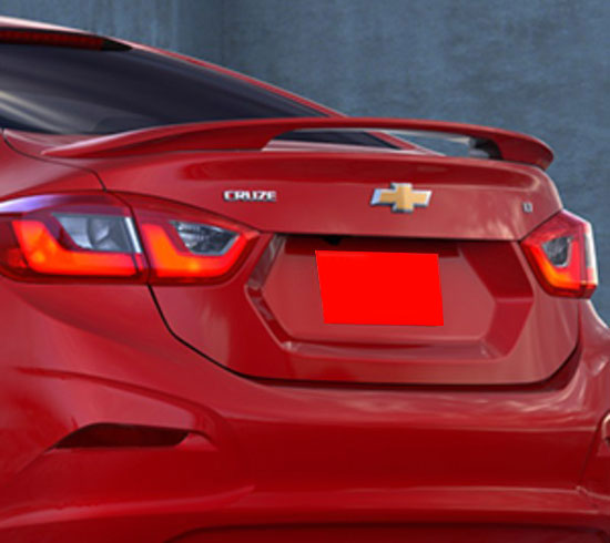 Chevrolet Cruze 2 Post Factory Style Painted Rear Spoiler