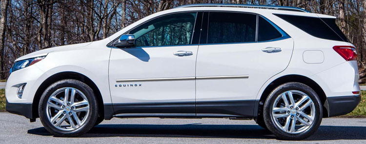 Chevrolet Equinox Chrome Body Side Moldings