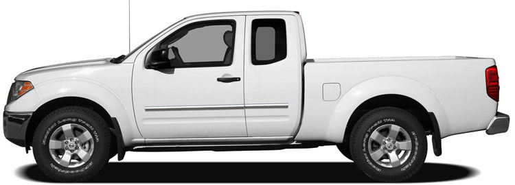 Nissan Frontier King Cab Chrome Body Side Moldings