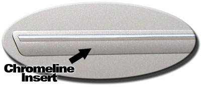 thumbnail image 2 of Dawn Enterprises Painted Body Side Moldings – Ford F-150 Crew Cab 2015-2025 – #FE-F15015-SCC – Self-Adhesive, No Drilling 2 of 5