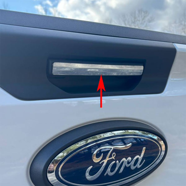 Ford Ranger Chrome Tailgate Handle Accent Trim