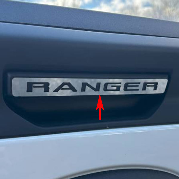Ford Ranger Chrome Tailgate Handle Accent Trim