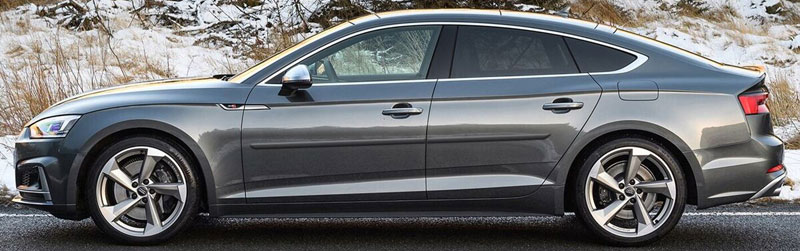 Audi A5 4 Door Painted Body Side Moldings