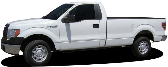 FORD F150 CREW CAB Painted Body Side Mouldings Moldings Trim 2009-2014 For