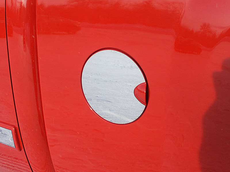 Chevrolet Silverado Chrome Fuel Door Trim