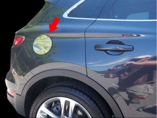 Lincoln MKC Chrome Fuel Door Trim