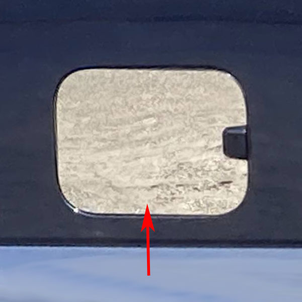 Ford Super Duty Chrome Fuel Door Trim