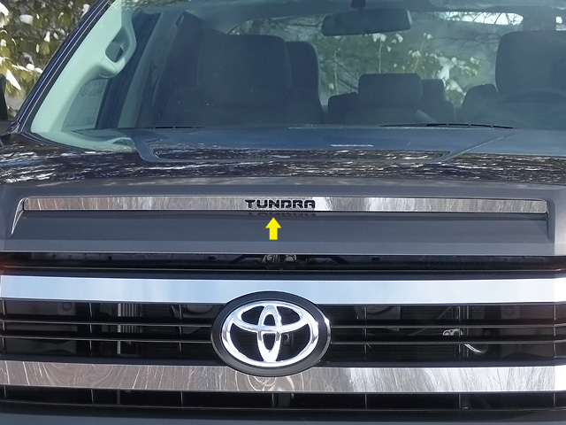 Toyota Tundra Chrome Hood Accent Trim