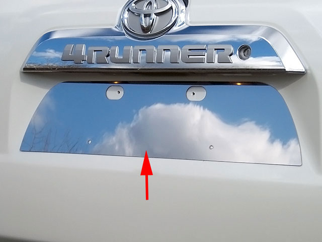 Toyota 4Runner Chrome License Plate Bezel