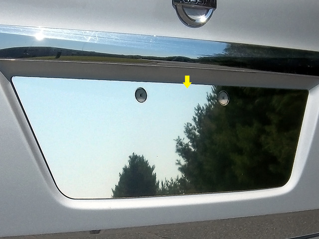 Nissan Sentra Chrome License Plate Bezel
