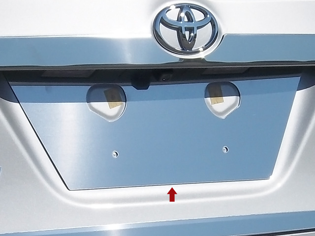Toyota Corolla Chrome License Plate Bezel