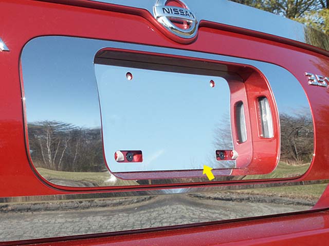 Nissian Maxima Chrome License Plate Bezel