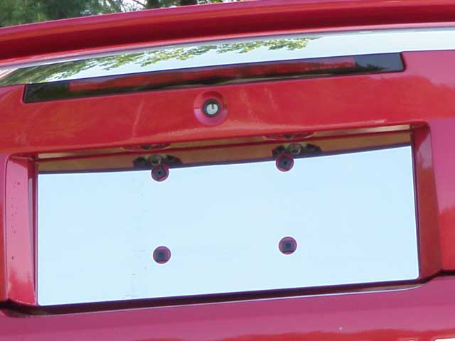 Ford Mustang Chrome License Plate Bezel
