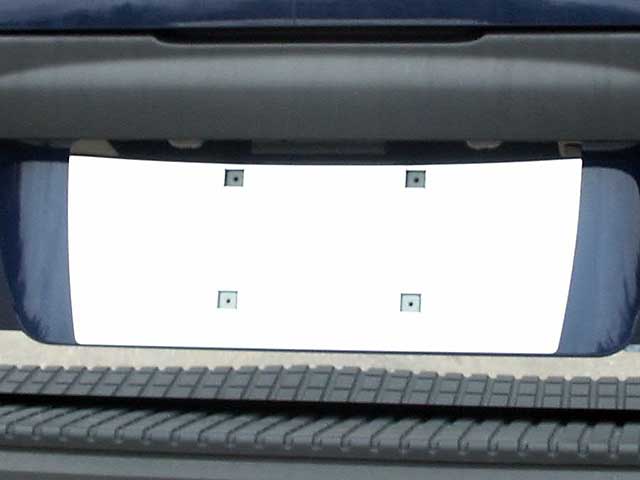 Ford Explorer Chrome License Plate Bezel