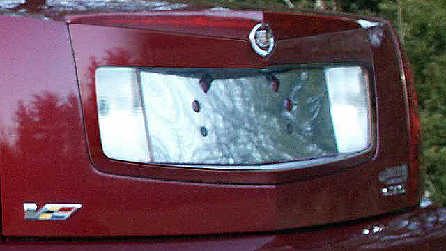 Cadillac CTS Chrome License Plate Bezel