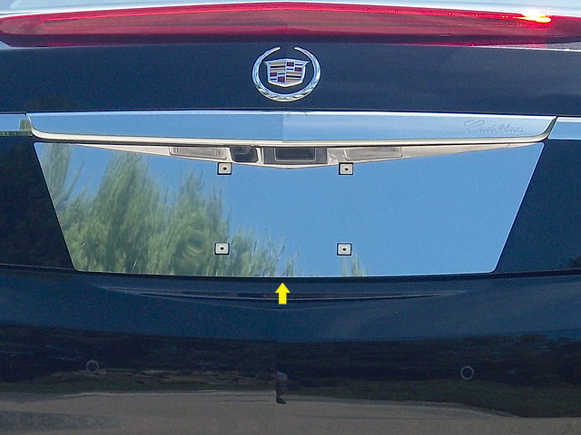 Cadillac XTS Chrome License Plate Bezel