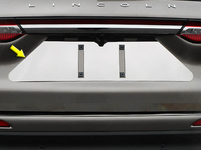 Lincoln Corsair Chrome License Plate Bezel