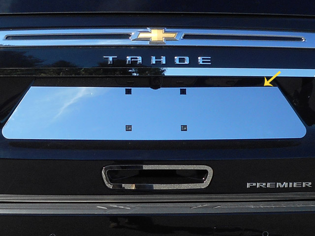 Chevrolet Tahoe Chrome License Plate Bezel, 2021