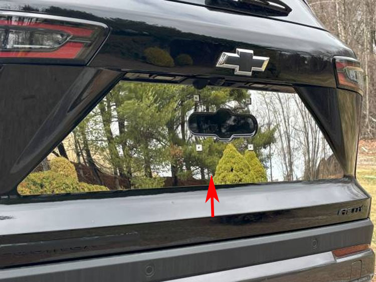 Chevrolet Equinox Chrome License Plate Bezel