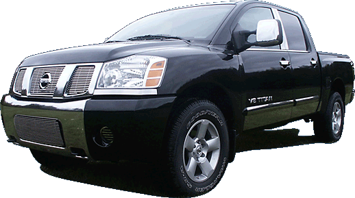 Nissan Titan with chrome accessories
