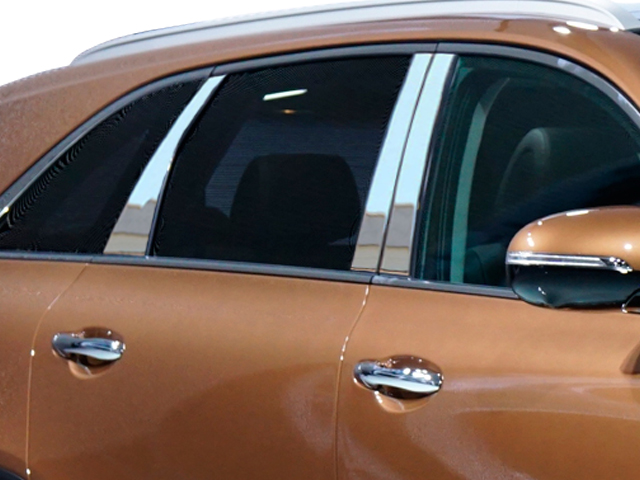 thumbnail image 2 of MESGHRILLES 6PC Chrome Pillar Post Covers For Kia Sorento 2016-2020, Stainless Steel Look 2 of 3