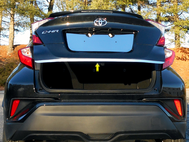 Toyota C-HR Chrome Trunk Lid Trim