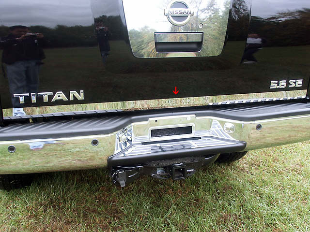 Nissan Titan Chrome Rear Deck Trim