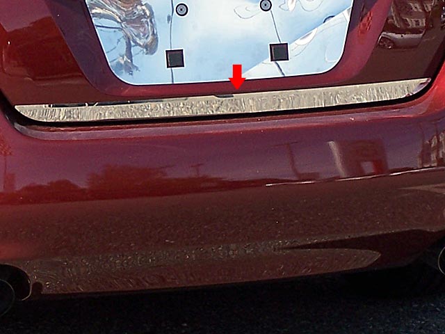 Nissan Maxima Chrome Rear Deck Trim