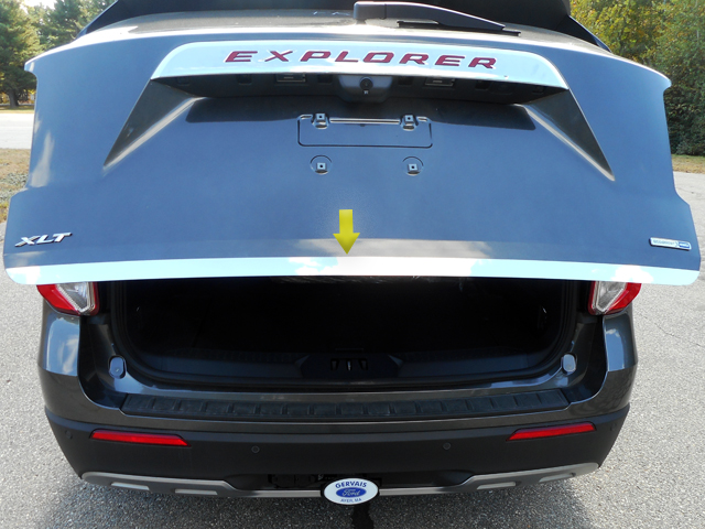 Ford Explorer Chrome Tailgate Deck Trim