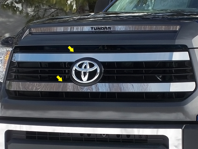 Toyota Tundra Chrome Grille Accent Trim