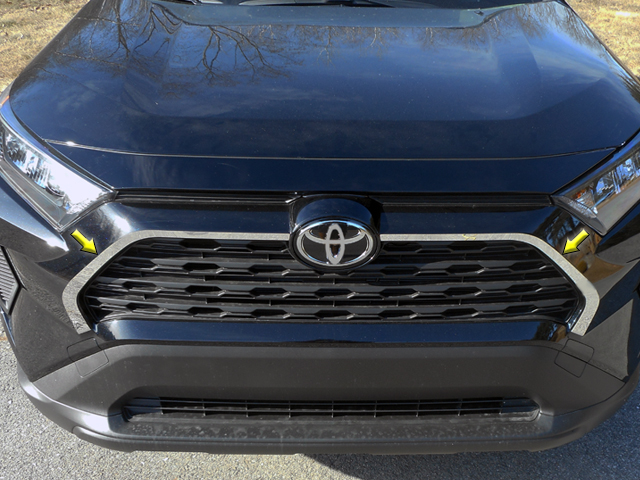 Toyota Rav4 Chrome Grille Accent Trim, 2019, 2020 | ShopSAR.com