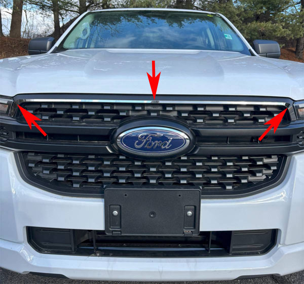 Ford Ranger Chrome Grille Accent Trim
