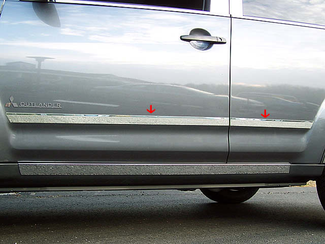 Mitsubishi Outlander Chrome Lower Door Accent Trim