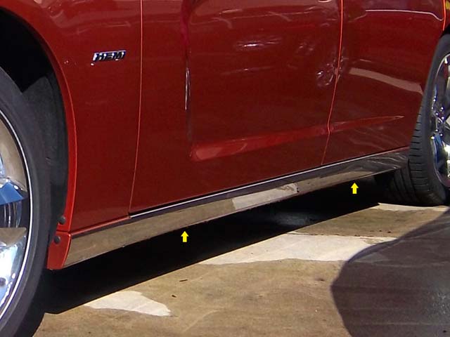 Dodge Charger Chrome Rocker Panel Trim