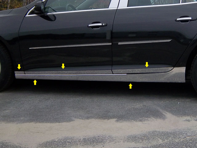 Chevrolet Malibu Chrome Rocker Panel and Door Trim