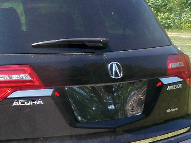 Chrome Rear Bumper Molding Stripe – Fits 2010-2013 Acura MDX – YLT Auto Custom Exterior Trim Accent