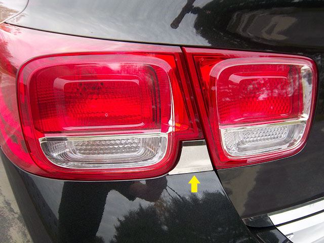 Chevrolet Malibu Chrome Tail Light Insert Trim