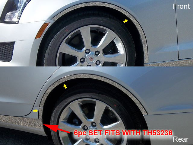 Cadillac ATS Chrome Fender Trim