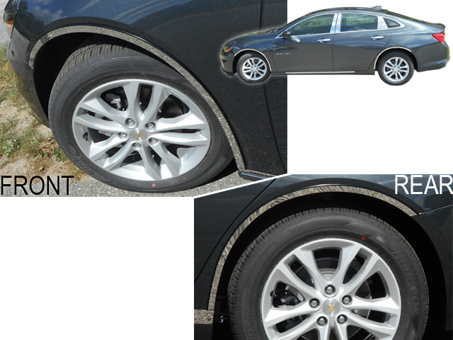 Chevrolet Malibu Chrome Fender Well Trim