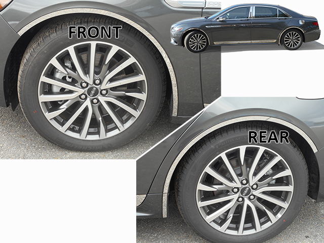 Lincoln Continental Chrome Fender Well Trim