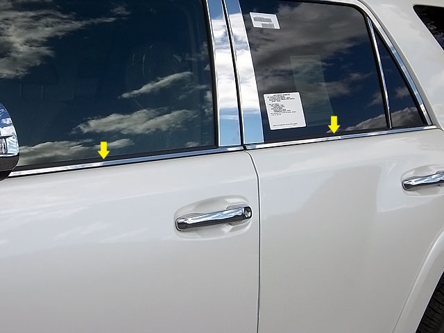 Toyota 4Runner Chrome Window Sill Trim
