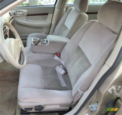 2000 2005 Chevrolet Impala Base Katzkin Leather Interior 3 Passenger Front Seat Solid Rear Back 2 Row