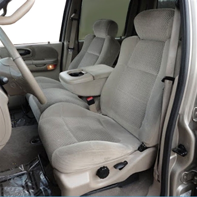2002 Ford F150 Crew Cab Xlt Lariat Katzkin Leather Interior Lb 3 Passenger Front Seats 60 40 Back Seat 2 Row