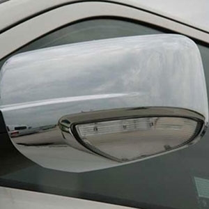 Chrome Mirror Covers w Cut Out FOR 2009 2010 2011 2012 Dodge RAM 1500 2500 3500