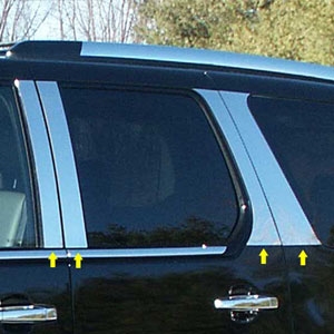 thumbnail image 2 of Geartronics Chrome Pillar Post Covers – 2007-2014 Cadillac Escalade/ESV/EXT – 4pc Set 2 of 4
