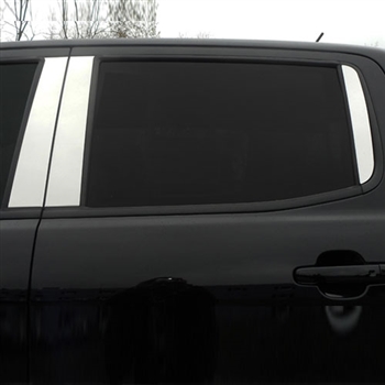 thumbnail image 2 of 10Pcs Glossy Black Pillar Post Covers For Chevy Silverado Crew Cab 2019-2023 – Door Trim Overlay 2 of 3