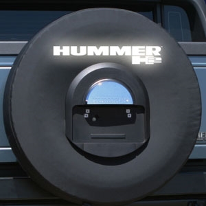 Spare Wheel Tire Cover Fit For Hummer H2 Black Spare Tire Cover